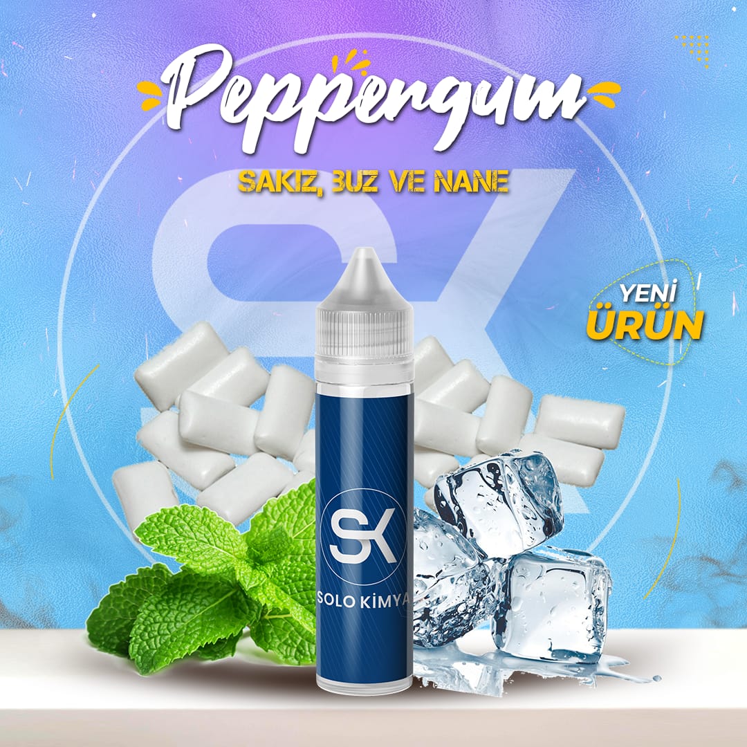 Peppergum 30 60 100 ML DIY KIT Aroma SoloKimya Aroma Marketi